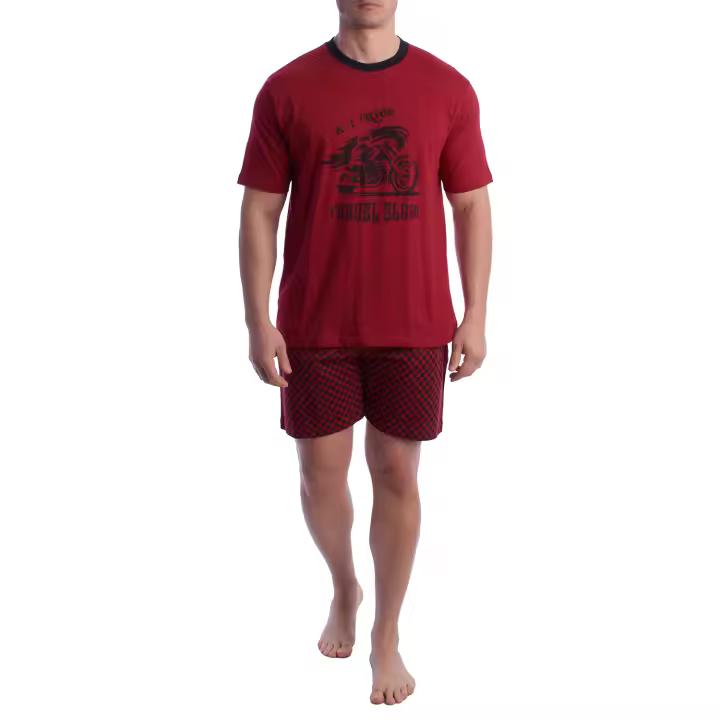 Kisses and Love-Pijama de Verano Manga Corta Algodón KL30000 para Hombre - 1
