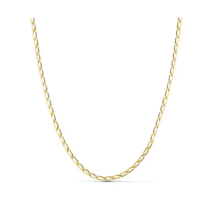 Inmaculada Romero Cadena Oro 18k Unisex 40 Cm Bilbao Hueca 2 Mm Joyería Diamante Mujer - 1