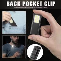 Linterna LED COB Mini De Llave EDC Recargable USB Para Pesca Senderismo Reparación Distancia De Iluminación < 50 M Material ABS - details 1