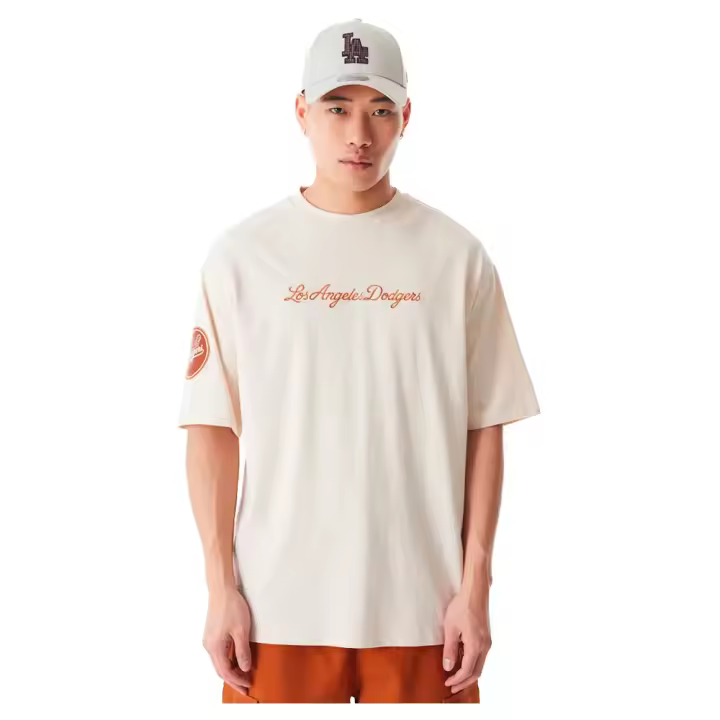 New Era Camiseta De Manga Corta Mlb Tartan Oversized La Dodgers - 1