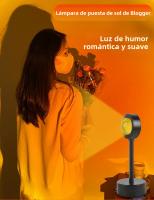 Lámpara De Puesta De Sol USB Proyector De Ambiente Para Decoración De Habitaciones Y Salones Luz Nocturna Para Bar Y Fotografía - details 7