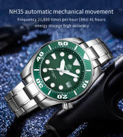 Reloj Mecánico Para Hombre ADDIESDIVE Con Movimiento NH35 Acero Inoxidable 20ATM Resistente Al Agua Cristal De Zafiro Lujo Estilo Casual - details 5