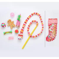 Juguetes Navideños Para Mascotas Juguete Divertido Para Gatos Masticable Y Ruidoso Set De Juguetes Para Perros Y Gatos Regalos De Año Nuevo Juguetes Calientes De Plástico - details 7
