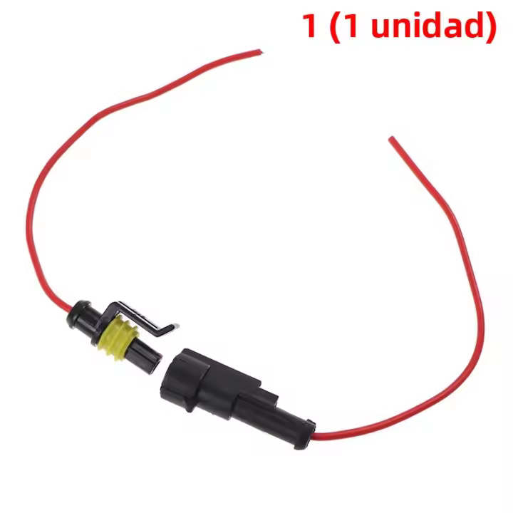 Conector De Cable Eléctrico Impermeable Para Coche 1/2/3/4/5/6 Pin Macho/Femenino Adecuado Para Automóviles Conectores Electrónicos - 1