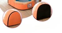 Cama Para Gato 2 En 1 Con Almohadilla Desmontable Y Lavable Casa De Gato Interior Nido De Gato Con Toldo De Algodón Puro 100% - details 4