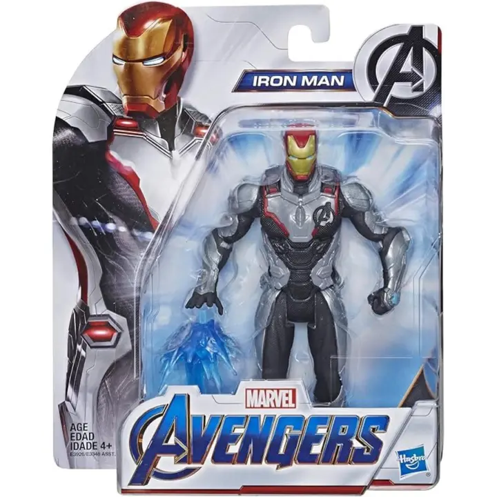 HASBRO - Marvel - Avengers Endgame - Iron Man  - Traje Equipo - Coleccionable - Divertido - Regalo Original - Edad recomendada mayores de 4 años - 1