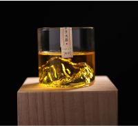 Vaso De Whiskey Montaña Japonés 3D Vintage Vino De Glaciar Vaso De Vodka Eco-amigable Material De Vidrio Caja De Regalo De Madera - details 11