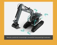 Huina Toys Excavadora RC Con Camión Cargador Remoto Para Niños Vehículo De Ingeniería Control Remoto Juguete Educativo Para Aprendizaje Práctico - details 9