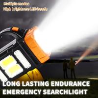 Luz solar de emergencia, luz LED multifunción para acampar, linterna portátil para exteriores con carga USB, luz roja, señal SOS, batería de níquel incluida, para acampar, hacer senderismo y pescar - details 6