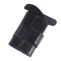 Protector De Valvula De Trompeta En Cuero PU Funda Protectora Conveniente Y Rápida Para Trompeta Color Negro - details 2