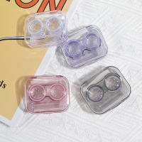 Nueva Estilo Caja De Lentes De Contácto Rosa Con Pinzas Y Set De Succión Plástico Portátil Para Mujer Viaje Moda 2022 - details 0