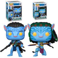 Funko  Pack2 Funkos Avatar  Jake Sully Neitiry Battle Sentido del agua Way of Water 1549 1550 - details 0
