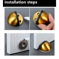 Parar Puertas Magnético En Acero Inoxidable Soporte De Puerta Para La Casa Herramienta De Mejora De Hogar Parar Puertas Oculto - details 6