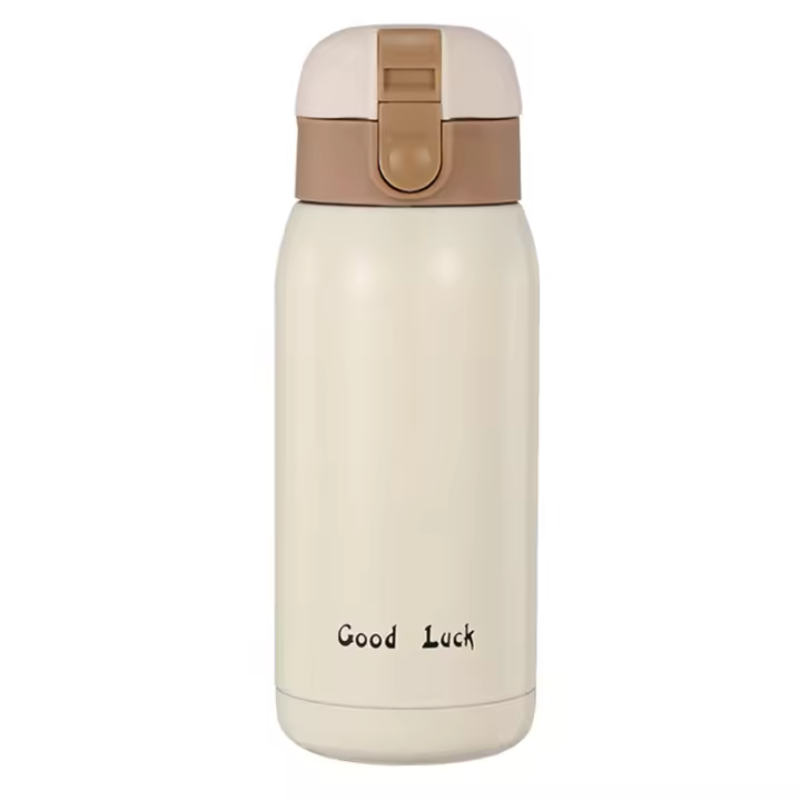 Termo De Maple Inoxide 360ML Con Cubierta Saltarina Y Bolso Termal Para Café Aislamiento Botella De Agua Caliente Para Niños Regalo - 1