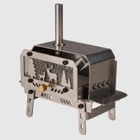 Estufa De Carbón Portátil Y Plegable Para Exteriores Acero Inoxidable Calentador De Fuego Desmontable Para Madera Decoración De Hogar Y Accesorios De Camping - details 11