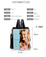 Mochila antirobo para Mujer, Piel sintética,para citas, excursiones, Actividades en interiores y Exteriores - details 5