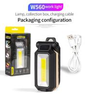 Lámpara De Trabajo LED COB Magnética Ajustable Impermeable Con Gancho Para Emergencias Y Camping Luz De Búsqueda Plegable Fuerte - details 13