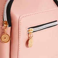Mochila De Moda Para Mujer Mini Soft Touch Multifuncional Pequeña Bolso De Hombro Para Damas Y Niñas Color Negro - details 12