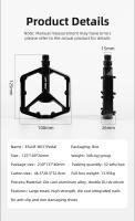 Pedales De Bicicleta De Aluminio Ultraligero Universal Para Ciclismo MTB Con 4 Rodamientos Sellados Calidad Superior Para Carretera Y Montaña - details 1