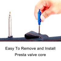 Herramienta De Remoción De Válvula Para Bicicleta Coche Motocicleta Extensor De Válvula Presta Schrader Reparación De Neumáticos - details 4