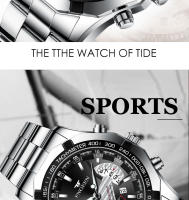 Reloj De Pulsera Deportivo Militar De Lujo 2024 Relogio Masculino Resistente Al Agua De Acero Inoxidable Calibre De Cuarzo Moda Casual - details 1