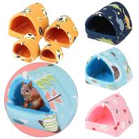 Cama De Hamster Cómoda Para Pequeños Animales Algodón Suave Nido Caliente Para Conejo Ardilla Tamaño S/M/L/XL Accesorios De Jaula - details 0