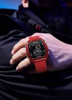 Reloj Deportivo SMAEL Para Mujer Con Correa De Silicona Impermeable Y Pantalla LED Digital Resistente Al Choque Y Con Luz Trasera - details 18