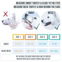 Mordaza Para Perro Ajustable De Nylon Con Rayas Reflectantes Collar Antiladridos Para Mascotas Correa Verano Sin Personalización - details 1