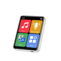 Juguete De Audio AideeMaster 2024 Nuevo HiFi MP3 Portátil Con Pantalla Táctil Completa Reproductor De Música FM/Speaker/Grabador MP4 Video Sin Tarjeta SD Soporte De Audio MP3 Y WAV - details 16
