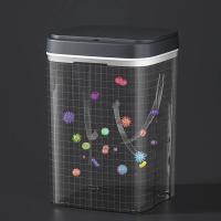 Basurero Inteligente Sensor Automático 16L Para Cocina Y Baño Impermeable Con Tapa Bin De Residuos Domésticos Eléctrico - details 6