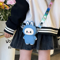 Bolsa De Silicona Labubu Cartoon Monedero Cruzado Para Niños Accesorios De Viaje Portátil Regalos De Cumpleaños Anime Bag Unisex - details 16