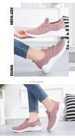 Zapatillas Casuales Para Mujer 2023 Transpirables Y Cómodas Plataforma Verano Zapatos De Tela Con Cordones Versátiles De Moda Para Ocio - details 6