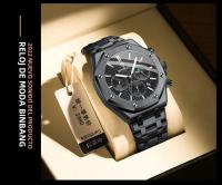 Reloj De Pulsera De Lujo Para Hombre BINBOND Calidad Superior Acero Inoxidable Resistente Al Agua Con Luminiscencia Fecha Casual - details 13