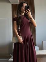 Vestido Maxi De Verano Para Mujer Elegante Y Chic Con Plegado Y Patchwork En Negro Cuello Media-Torço Manga Corta Cintura Alta A-Line Para Oficina Y Calle - details 42
