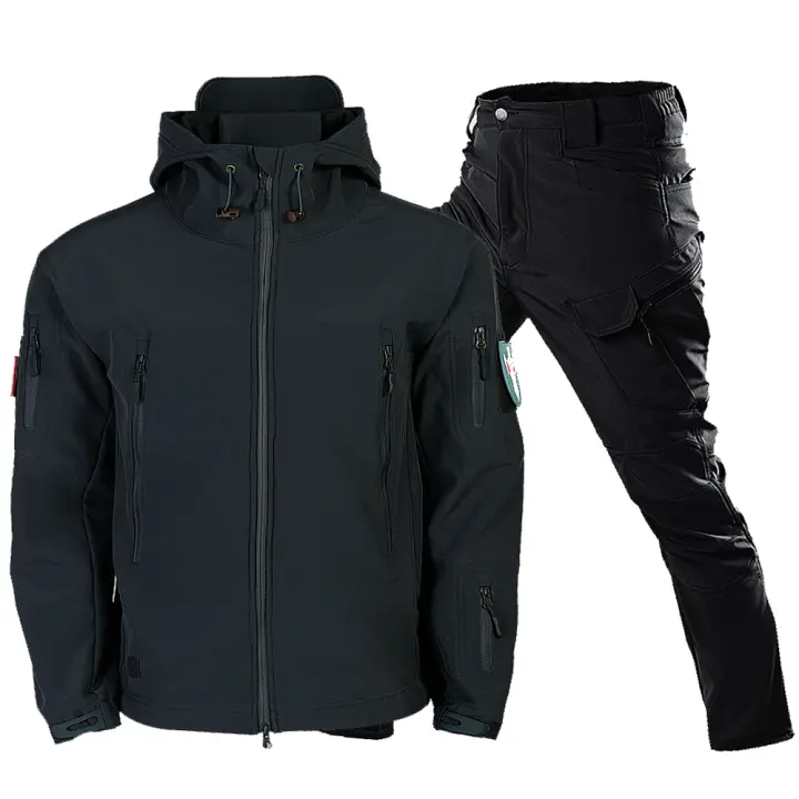 Chaqueta De Motocicleta Impermeable Para Hombres Con Capucha Ropa De Ciclismo Protectora Motocross Estilo Casual Para Primavera Otoño E Invierno - 1