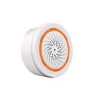 Alarma Inteligente Tuya Zigbee Con Sirena Sensor De Temperatura Y Humedad Para Seguridad Doméstica Con Alertas De Estroboscopio Compatible Con Hub TUYA - details 14