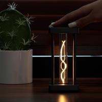 Lámpara De Mesa LED Táctil Cuadrada Creativa Luz Nocturna Cuantum Para Dormitorio Estudio Lectura Cuidado Ocular Con Tipo-C Decorativo - details 8