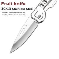 Cuchillo De Manzana Plegable De Acero Inoxidable Con Mango Antideslizante Y Llavero Para Accesorios De Cocina Mini Cuchillo De Bolsillo - details 2