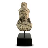 Gissed-Busto de Buda Estilo Antiguo con Base - Escultura Decorativa 20 cm - details 0