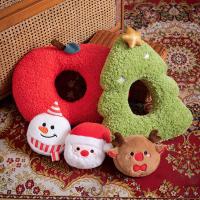 Cojín De Algodón Y Poliéster En Forma De Fruta Navidad Árbol De Navidad Decorativo Para Sofá Y Coche Juguete De Peluche - details 9