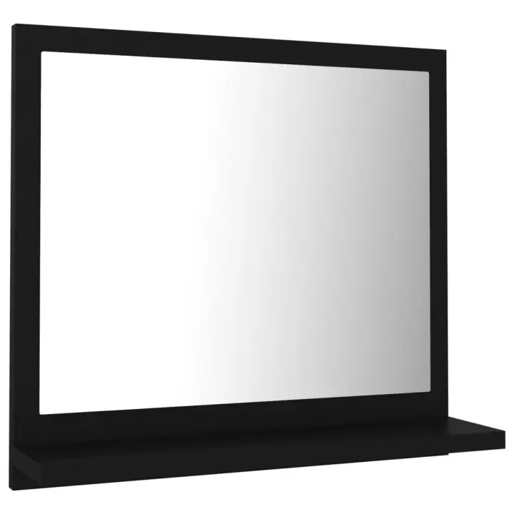 Espejo de baño Madera contrachapada Negro 40x10,5x37 cm - 1