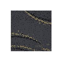 Servilleta Desechable (33 x 33 cm - 3 capas -  Golden Stardust Negro - 50 Uds) - details 0