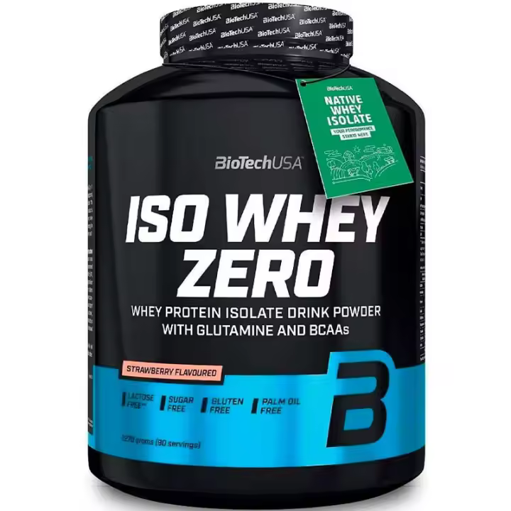 Biotech Usa 2270 gr Iso Whey Zero   Gluten, Sugar FREE  Low Lactose  Whey Protein Isolate - 1