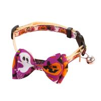 Collar De Halloween Para Gatos Con Campana Lazo Ajustable Con Hebilla De Seguridad Para Perros Y Gatos Mediano Tamaño Adorno De Novia Para Chihuahua Accesorios Para Mascotas - details 5