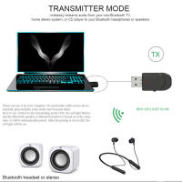 -Adaptador de Audio 3 en 1 con Bluetooth, receptor USB, transmisor de 3,5mm, conector auxiliar, Dongle para TV, PC, coche, música, reproductor de CD MP3, altavoz - details 5