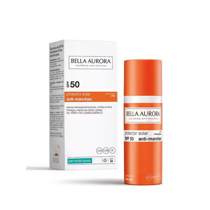 BELLA AURORA PROTECTOR SOLAR GEL - CREMA ANTI-MANCHAS SPF 50 - 1
