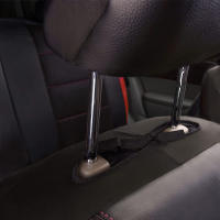 Funda de asiento de coche de cuero Pu Universal, tela transpirable, cojín de asiento delantero y trasero, protección completa, 9 unidades por juego - details 10