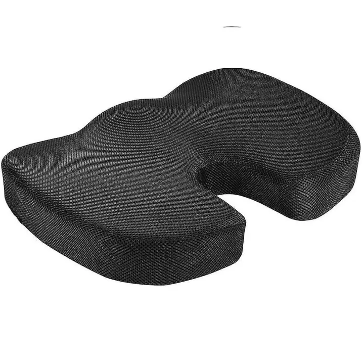 Cochinillo de espuma viscoelástico para asiento de coche, ergonómico, para oficin, 45x35x7 cm-Coxis - 1