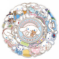 Pegatinas Sanrio Cinnamoroll Lindo Dibujos Animados Para Laptop Maleta Teléfono Cuaderno Decoración De Pared Juguete Para Niños - details 1