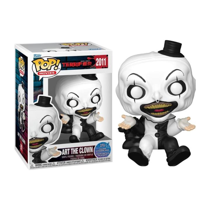 FUNKO POP! TERRIFIER - PAYASO SENTADO, 90442, 2011, TIENDA CON LICENCIA OFICIAL, ENVÍO 24-48H PENÍNSULA, FIGURA, JUGUETE, CABEZÓN, VINILO, PELÍCULAS, CINE, TERROR, HORROR, SLASHER